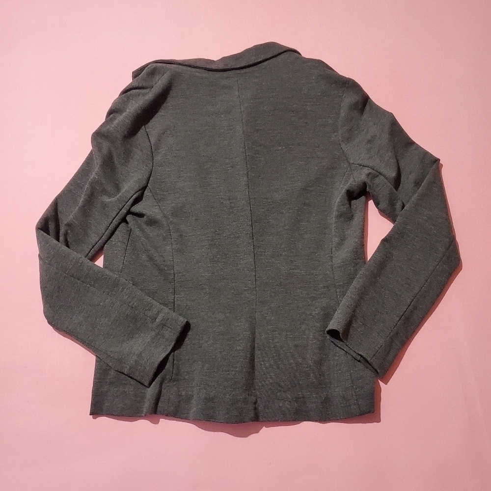 Totally Y2K Vintage 2000s 00s Knit Suit Jacket with Pockets Professional Work - Picture 5 of 5